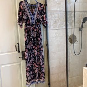 Express Floral Maxi Dress
